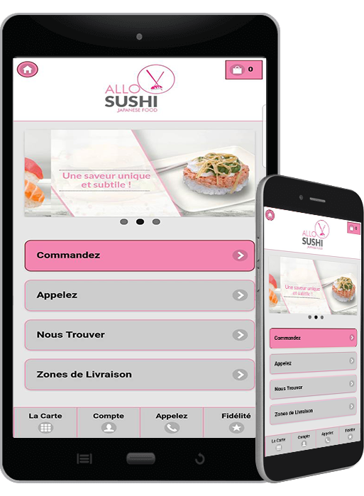 commander sushi par allo à  criquebeuf en caux