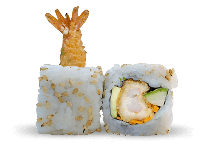 CREVETTES TEMPURA AVOCAT SPICY